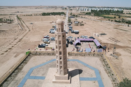 The minaret of Anah is coming back to life again